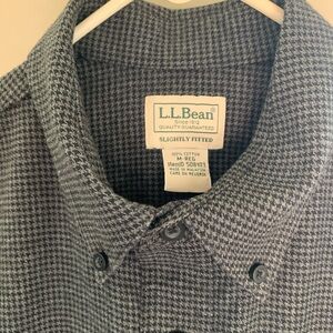 Men’s ( or woman’s) LL Bean 100% cotton flannel shirt